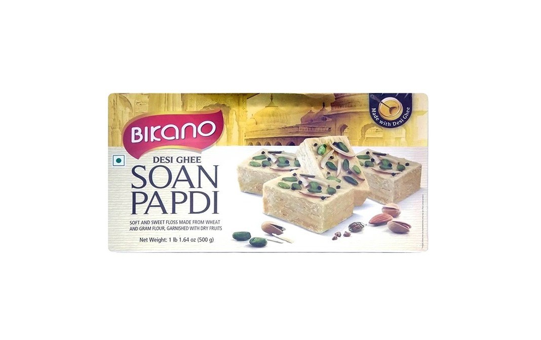 Bikano Desi Ghee Soan Papdi    Box  500 grams